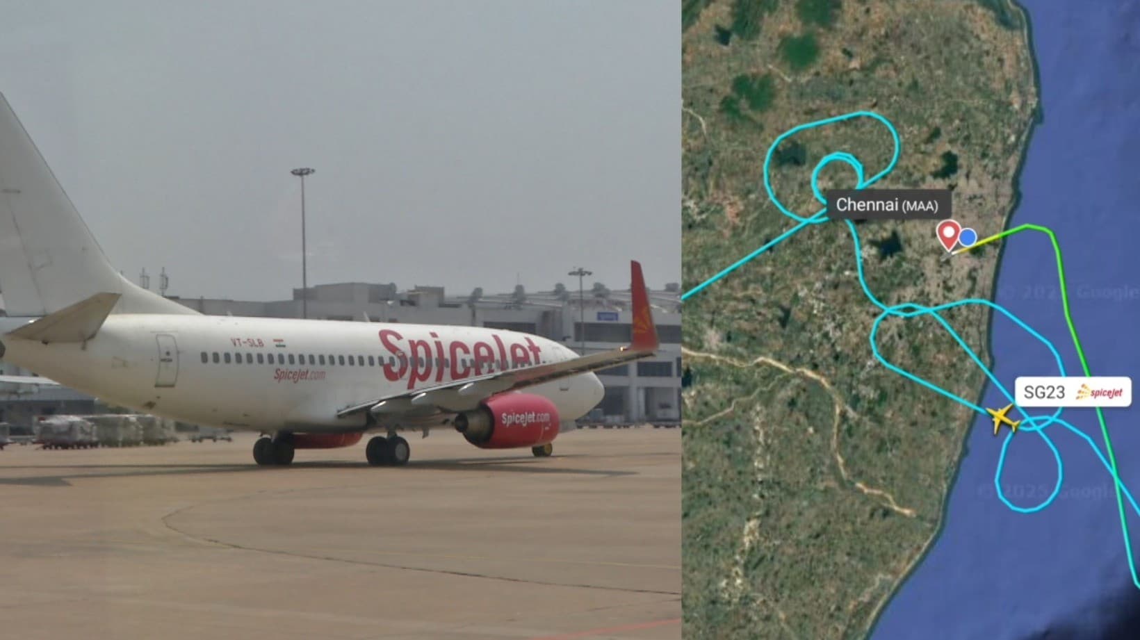 175 பேருடன் மதுரையிலிருந்து துபாய் புறப்பட்ட விமானத்தில் திடீர் தொழில்நுட்ப கோளாறு.!