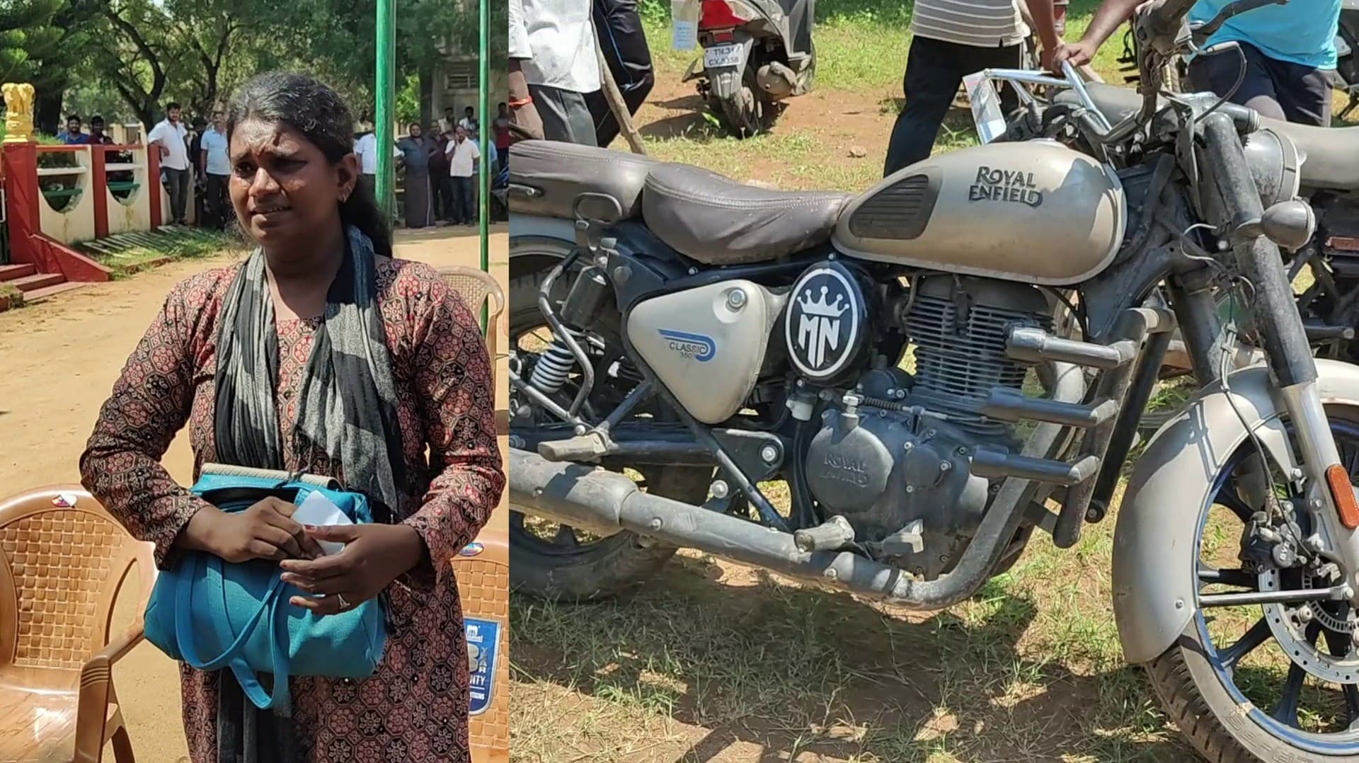 போதைப் பொருள் வழக்கில் பிடிபட்ட வாகனங்கள் ஏலம்.. என்ஃபீல்டு புல்லட்டை தனது தம்பிக்கு ஆசையாய் வாங்கிக் கொடுத்த பெண்