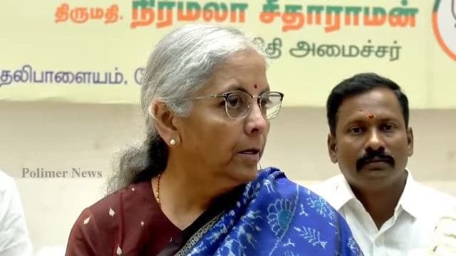மத்திய அமைச்சரவையில் திமுக இருந்த போதும் SIR நடந்துள்ளது - நிர்மலா சீதாராமன்
