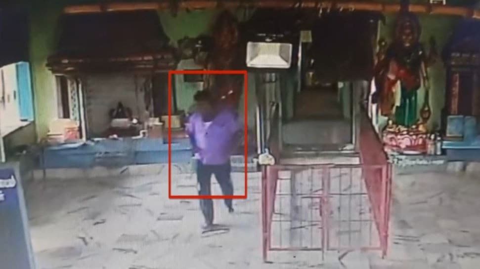 அம்மன் கோயிலில் சாமி கழுத்தில் இருந்த ஒரு சவரன் தங்க தாலி திருட்டு
