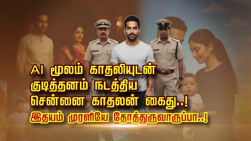 AI மூலம் காதலியுடன் குடித்தனம்  நடத்திய சென்னை காதலன் கைது..! இதயம் முரளியே தோத்துருவாருப்பா..!