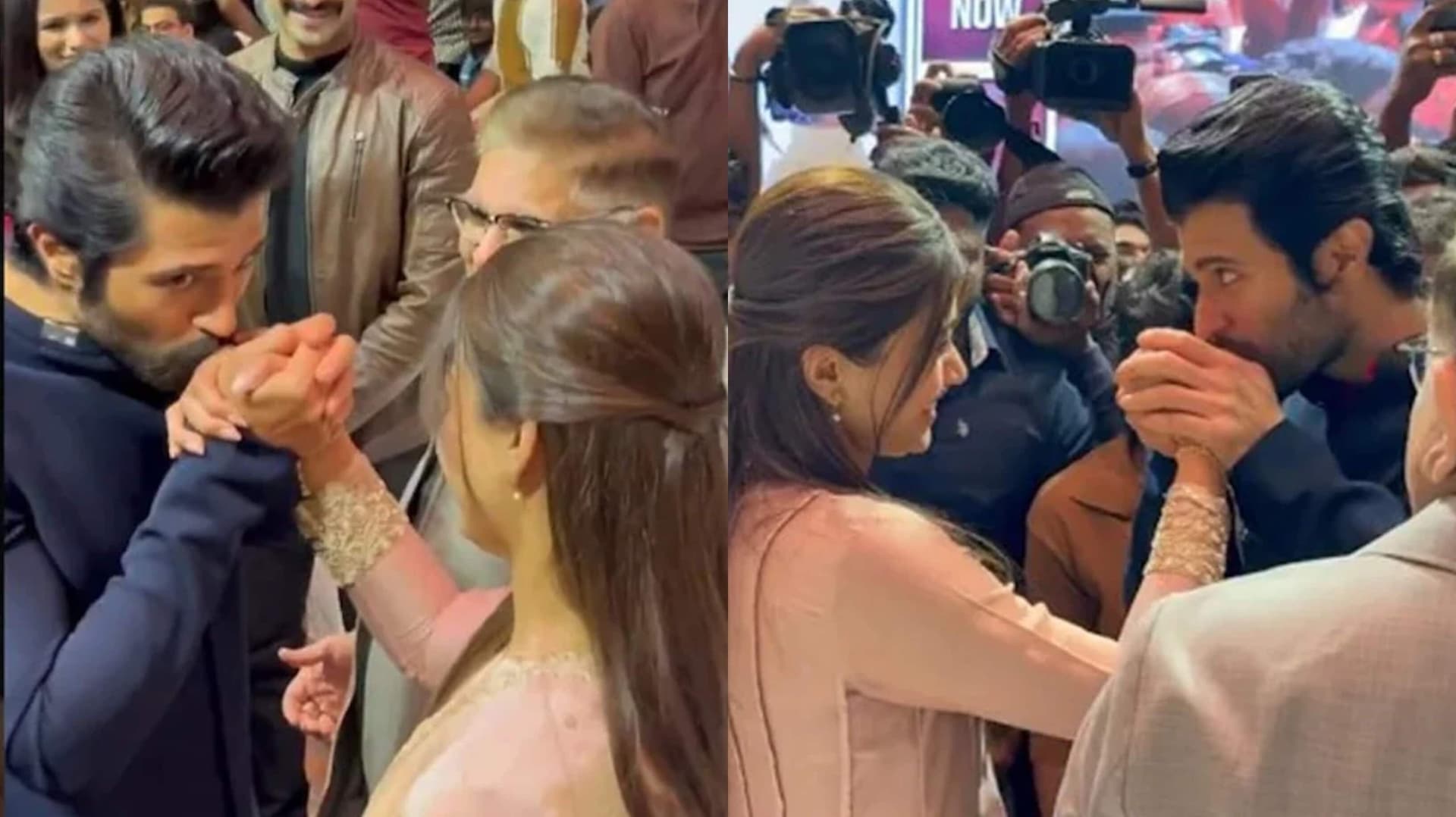 நடிகை ராஷ்மிகா படத்தின் வெற்றி விழாவில் பங்கேற்ற விஜய் தேவரகொண்டா