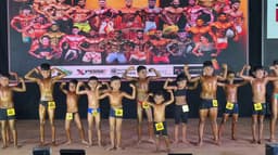 ஆணழகன் போட்டியில் பங்கேற்ற குட்டிக் குட்டி ஆணழகன்கள்