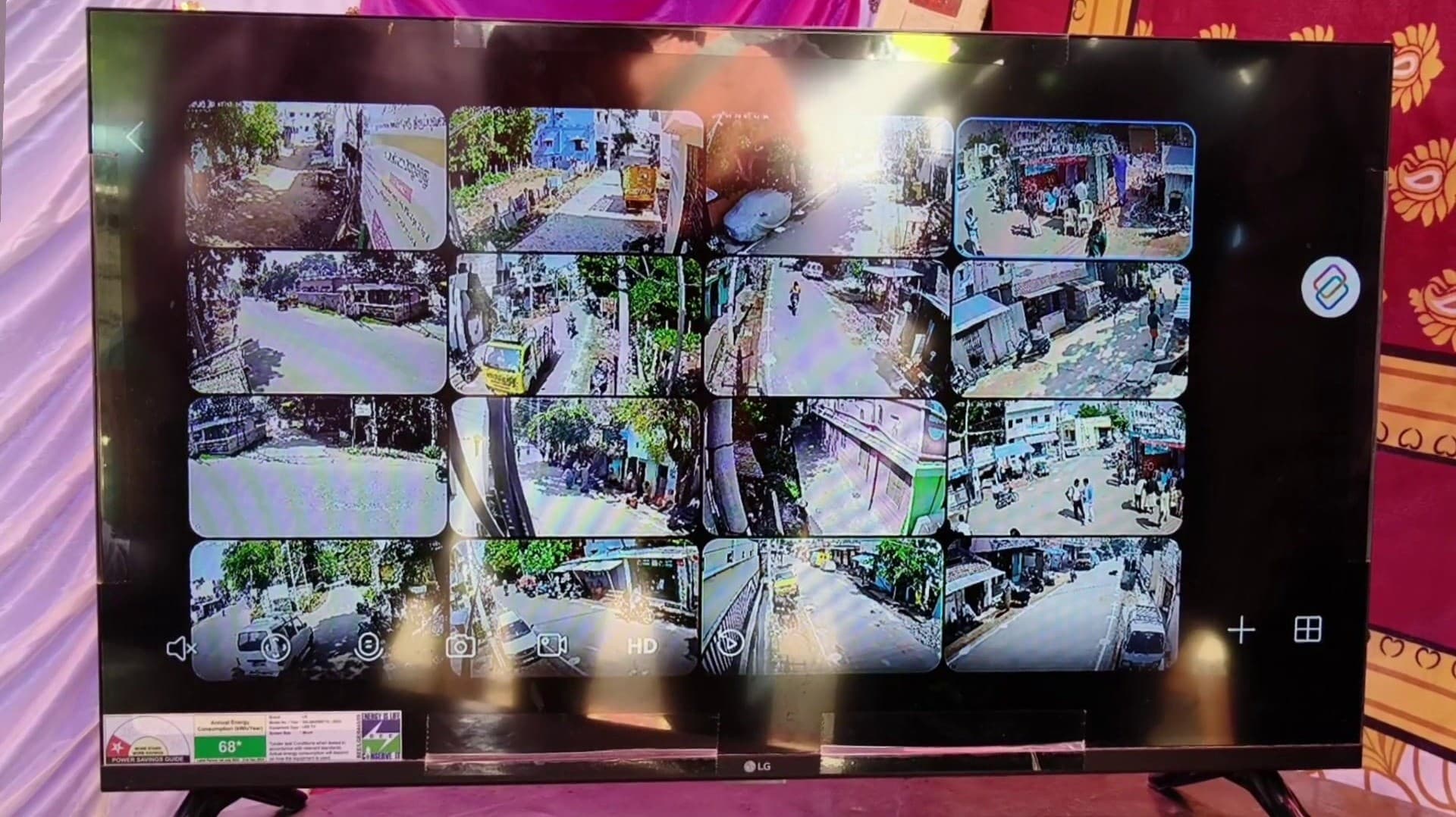 50 சி.சி.டி.வி கேமராக்களை பொருத்திய த.மா.கா கவுன்சிலர்கள்