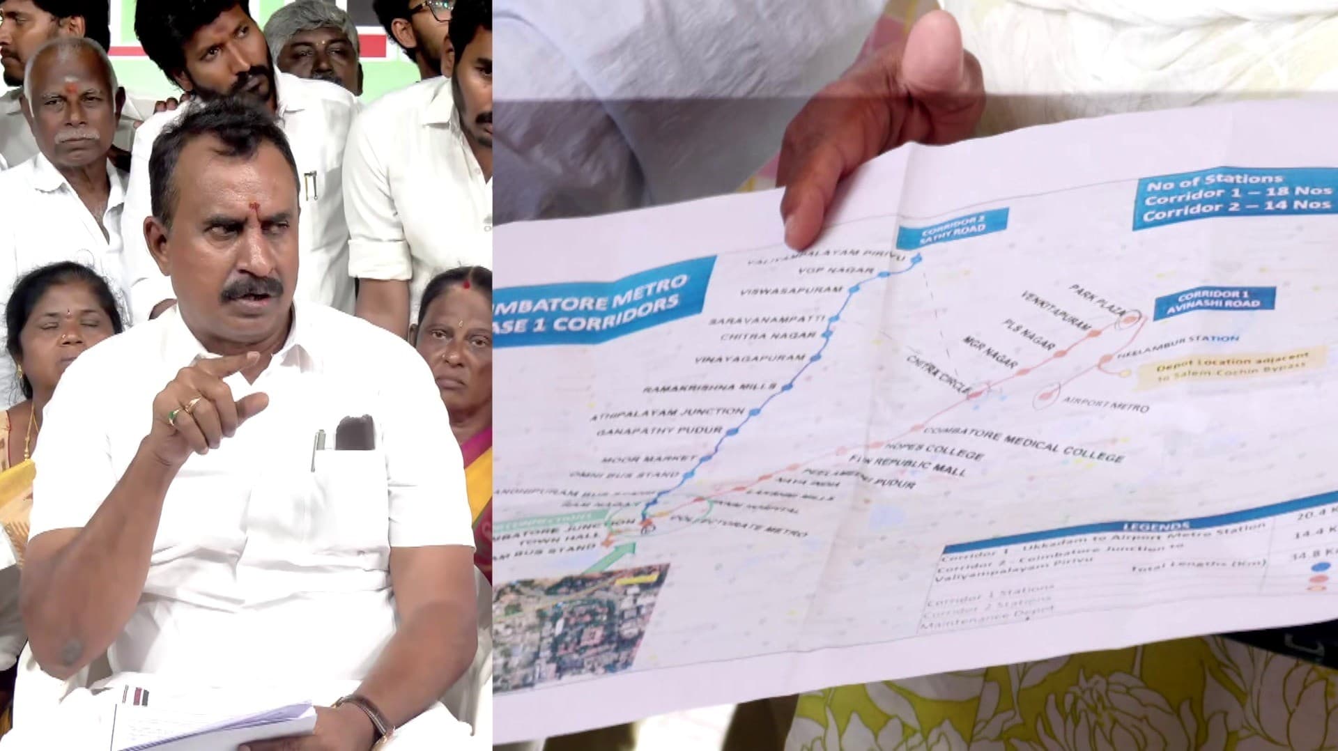 40 எம்பிக்கள் வைத்துள்ள திமுக,டெல்லியில் போராடி கோவை மற்றும் மதுரை மெட்ரோ ரயில் திட்டங்களை பெற வேண்டும் - எஸ்.பி.வேலுமணி