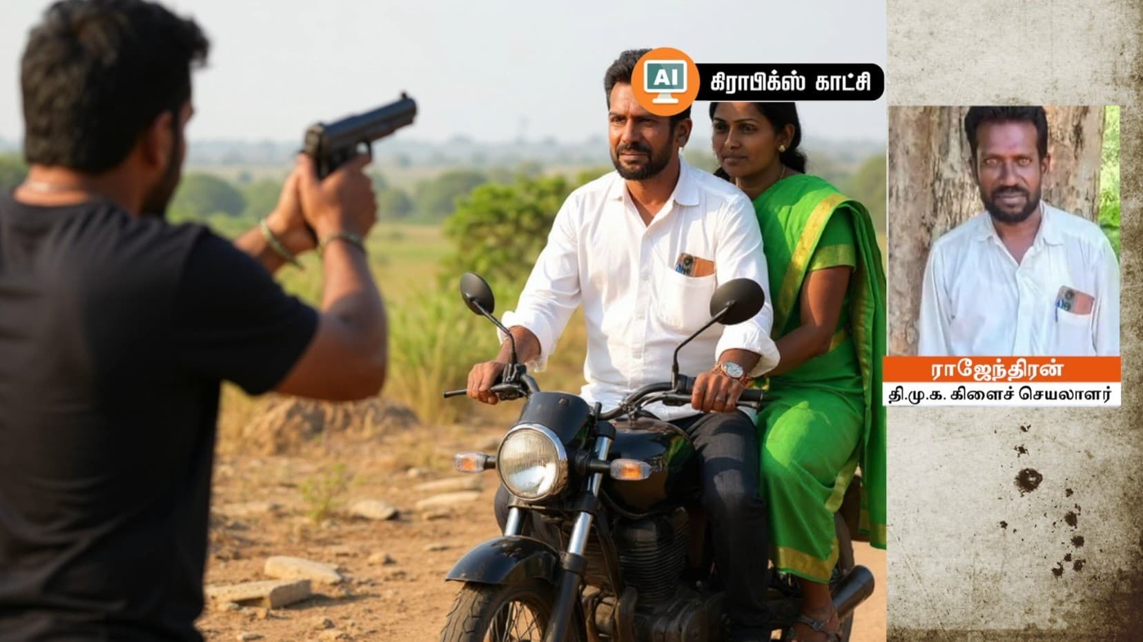 வாழப்பாடி அருகே திமுக கிளைச் செயலாளர் சுட்டுக்கொலை..!