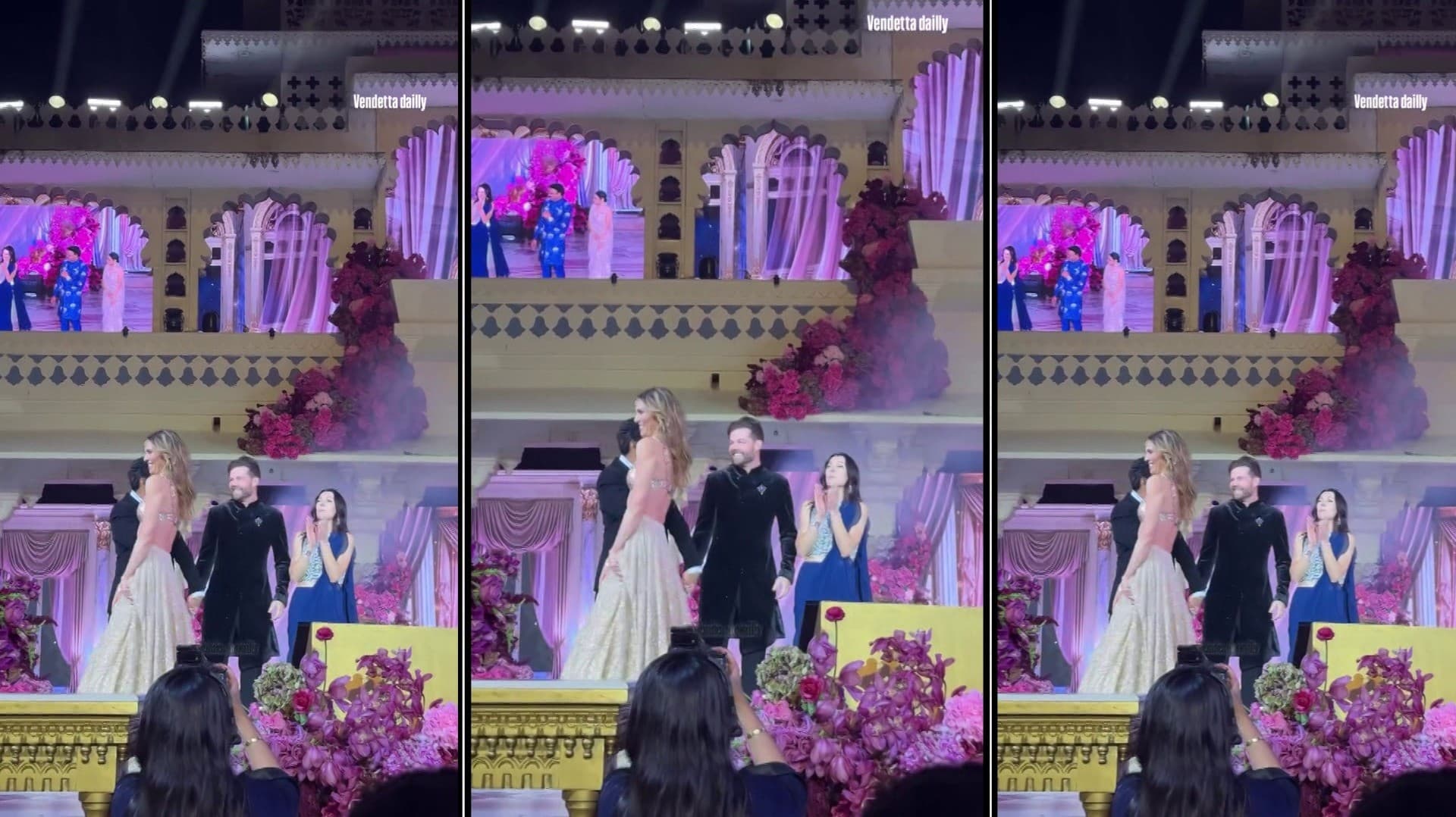 திருமண நிகழ்ச்சியில் ஜூனியர் டிரம்ப், காதலி உற்சாக நடனம்..!