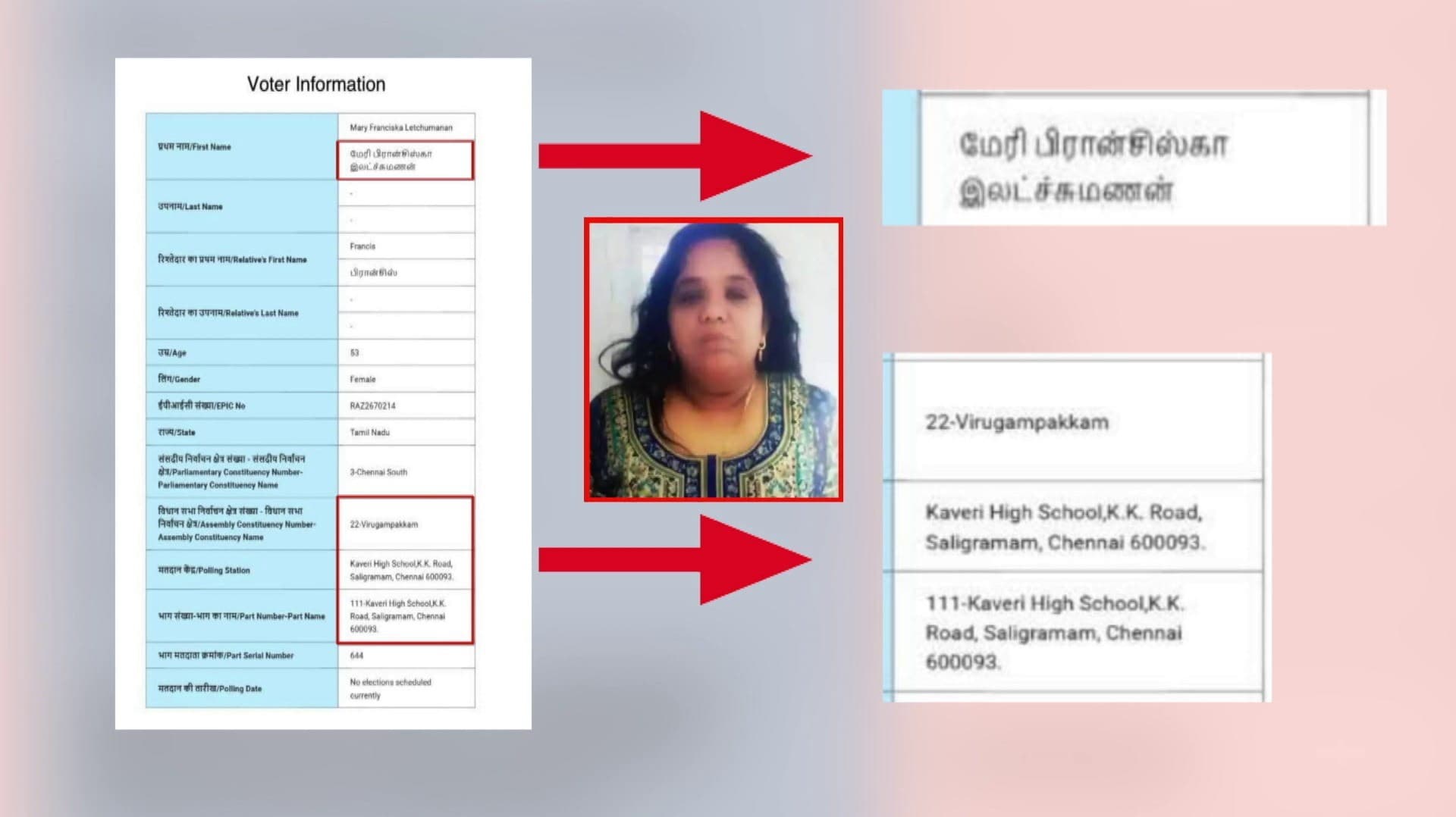 இலங்கை பெண்ணிற்கு சென்னையில் ஓட்டுரிமை கொடுத்த விவகாரம்.. வெளியானது இலங்கை பெண் பெயரில், வைத்திருந்த S.I.R படிவம்