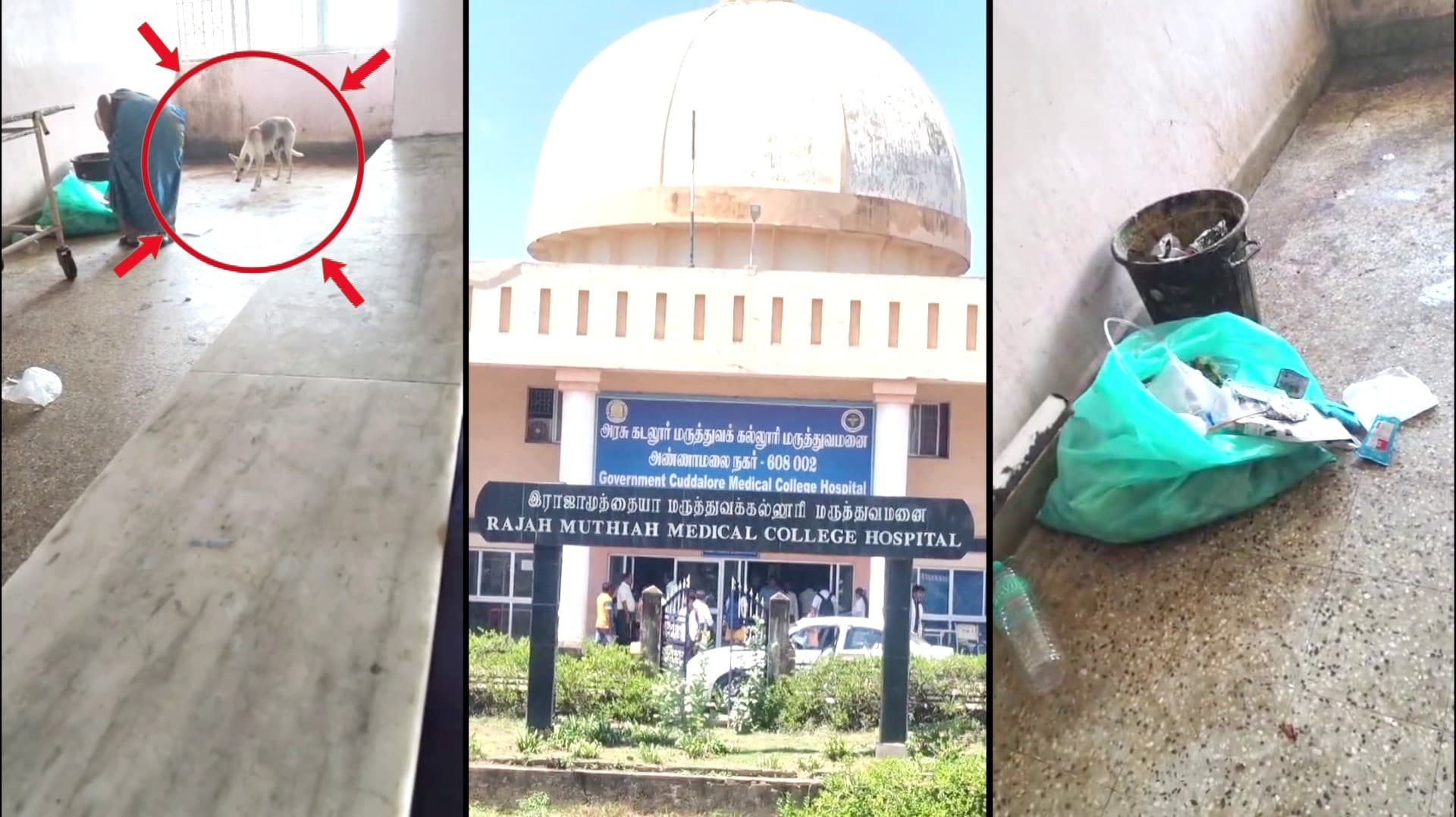 அரசு மருத்துவக் கல்லூரி மருத்துவமனையில் சுகாதார சீர்கேடு..?