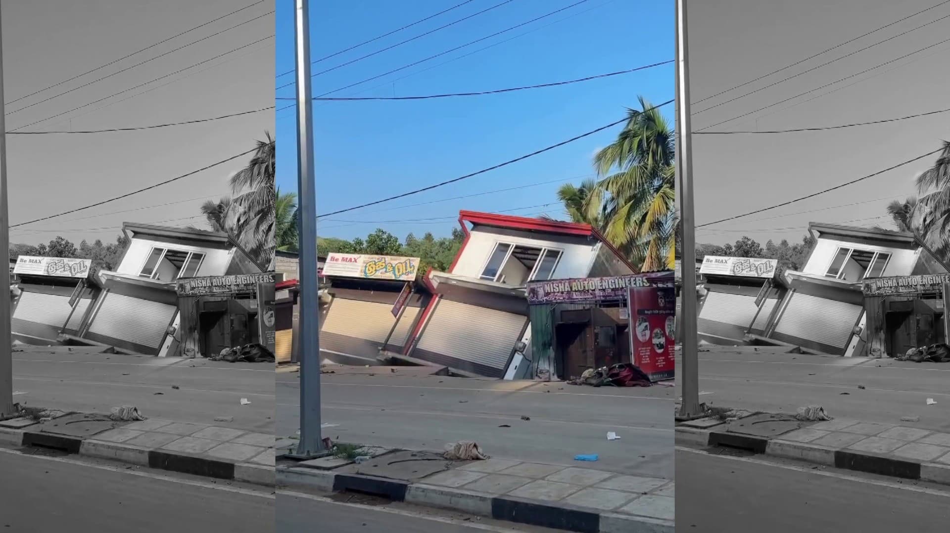 கண்ணிமைக்கும் நேரத்தில் அடியோடு சரிந்து ஆற்றில் விழுந்த வீடு..!