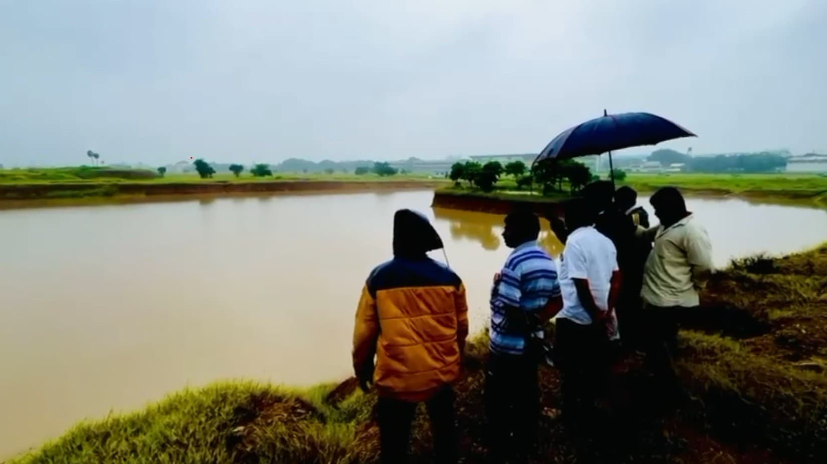 சென்னை கிண்டியிலுள்ள புதிய நீர்நிலைகளில் நிரம்பிய மழைநீர்.!