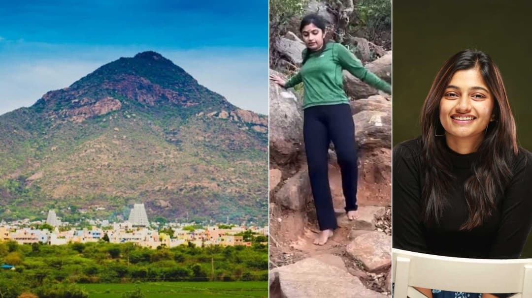 அனுமதியின்றி அண்ணாமலையார் மலை ஏற்றம்.. சின்னத்திரை நடிகைக்கு ரூ.10,000 அபராதம்.!