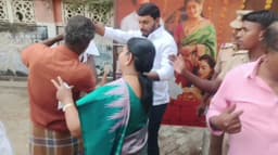 சாலை விபத்தில் தலையில் காயமடைந்த பள்ளி மாணவன் மீட்பு  மருத்துவமனைக்கு அனுப்பி வைத்த அமைச்சர் கீதா ஜீவன்