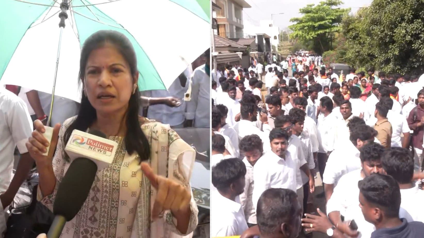 பனையூரில் த.வெ.க. அலுவலகம் அமைந்துள்ள பகுதிகளை சேர்ந்தவர்கள் போராட்டம்.!