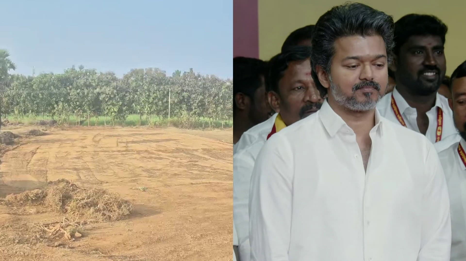 வேலூர் அருகே அகரம்சேரியில் தவெக தலைவர் விஜய் பொதுக்கூட்டம்?