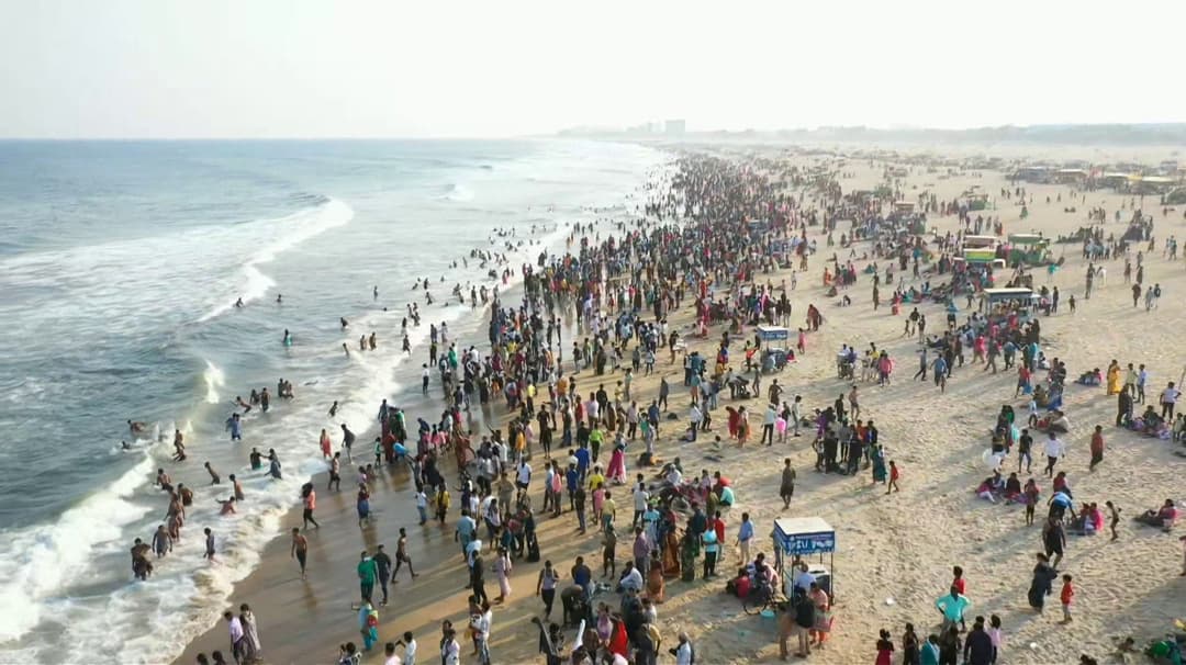 சென்னை மெரினா கடற்கரையில் விரைவில் ரோப் கார் சேவை.