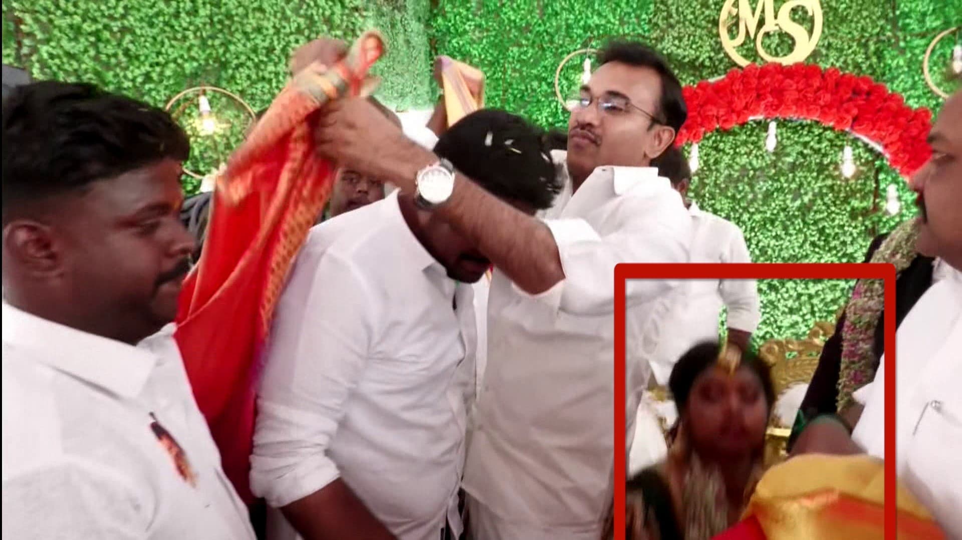 தவெக கொள்கை பரப்பு பொதுச்செயலாளர் அருண்ராஜ் கலந்துகொண்ட திருமண விழாவில் மயங்கி விழுந்த மணப்பெண்