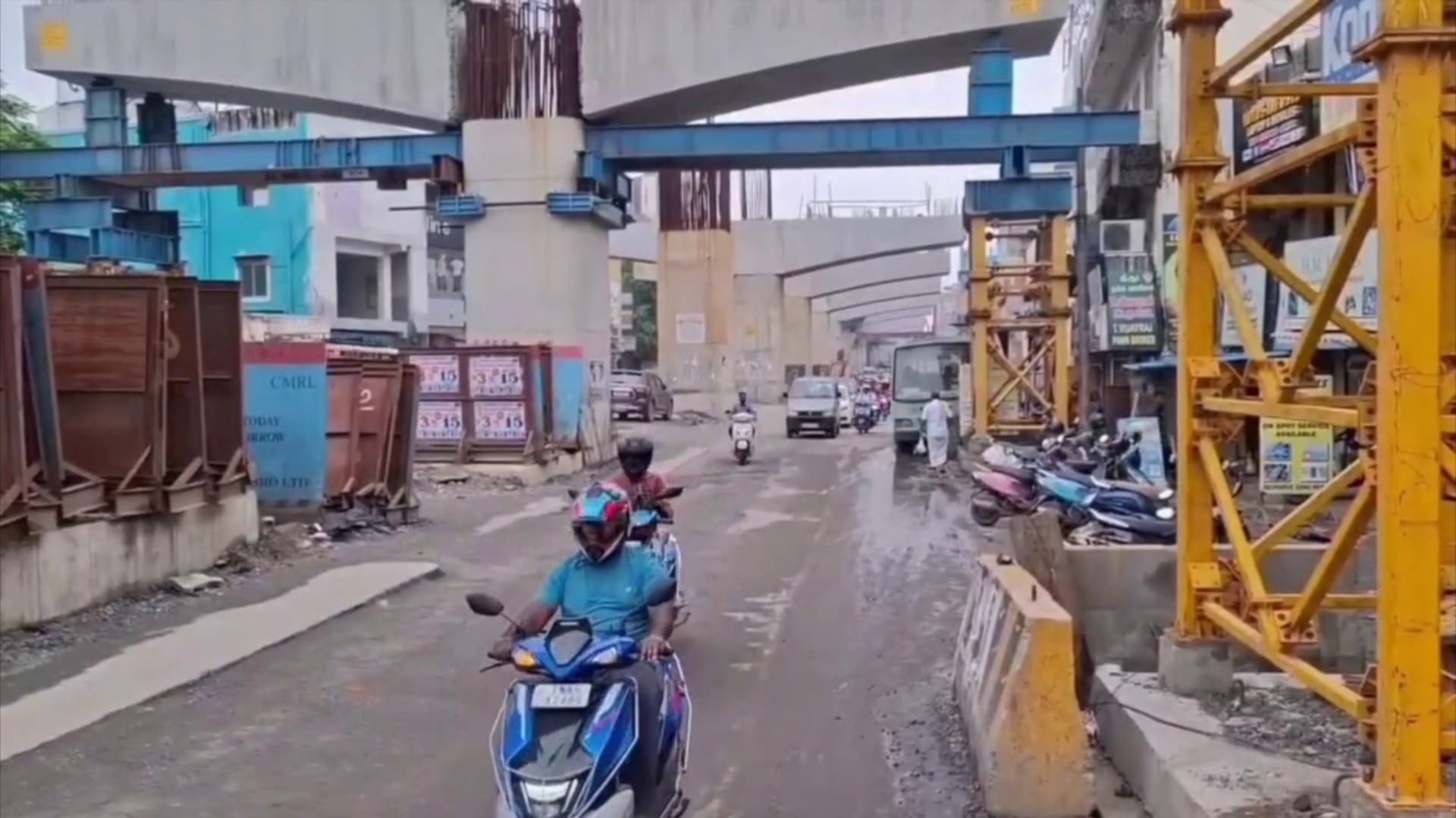 சென்னை மெட்ரோ ரயில் பணியில் ஈடுபட்டிருந்த வடமாநில தொழிலாளி உயிரிழப்பு