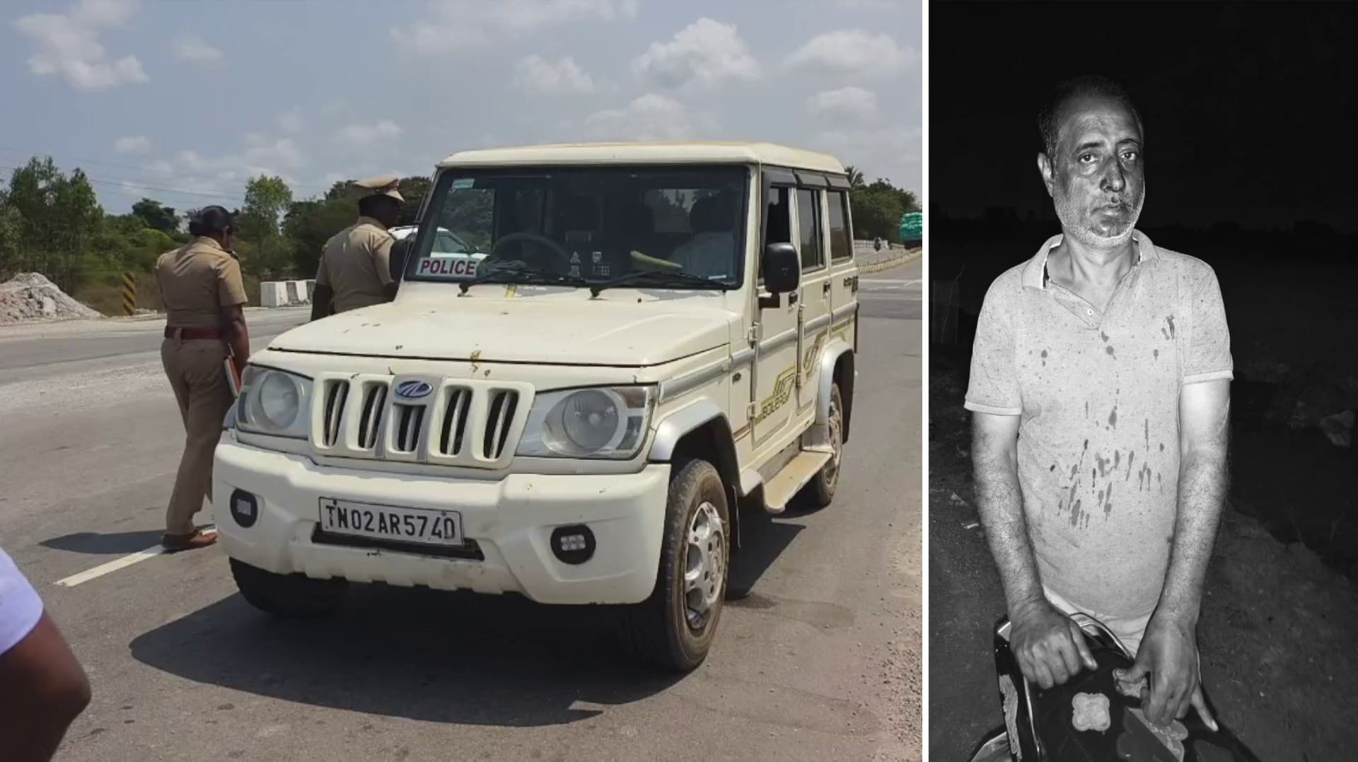 இருசக்கர வாகனத்தில் சென்ற வடமாநில தொழிலாளர்கள் 2 பேர் மீது தாக்குதல்