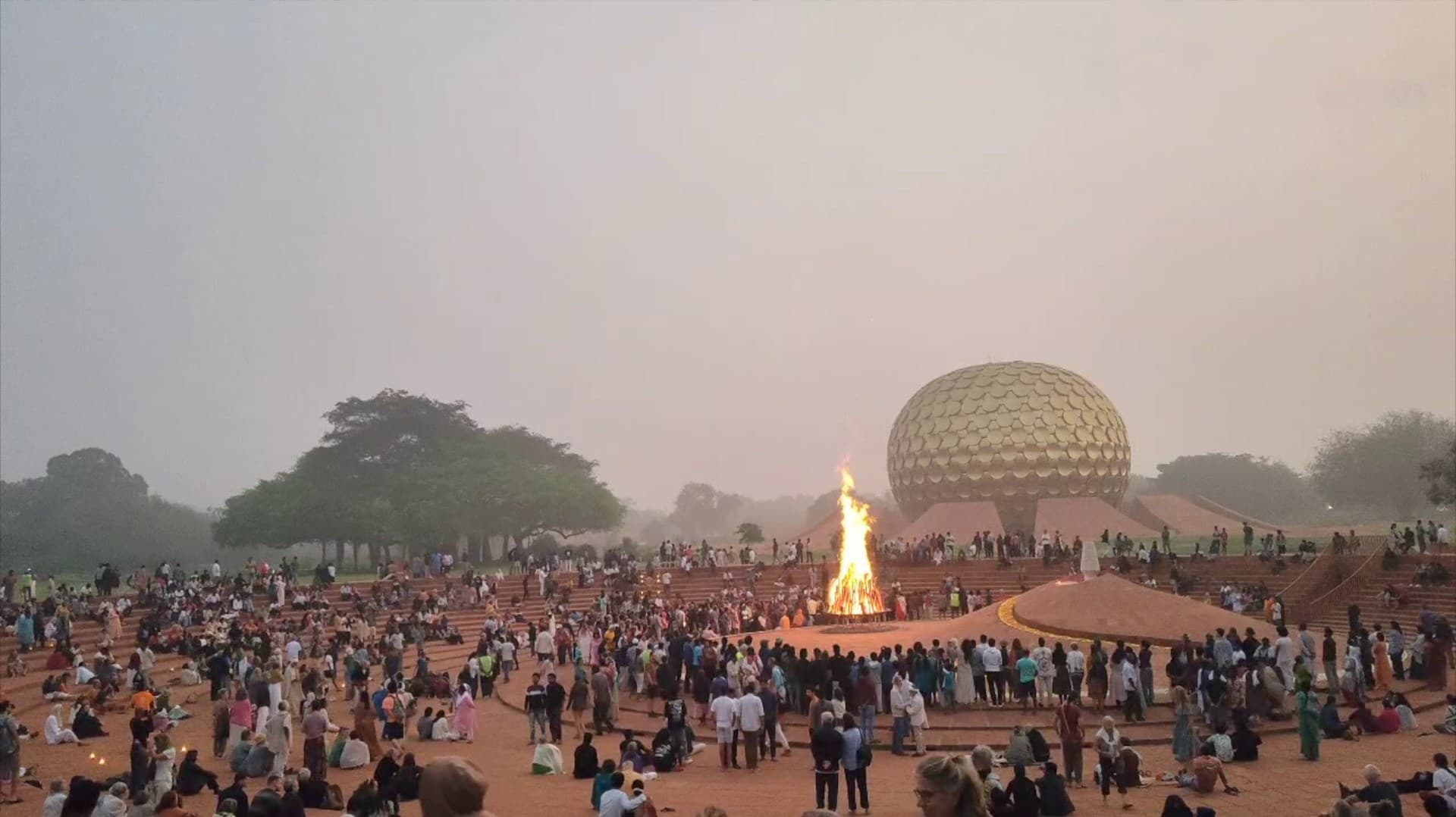 ஆரோவில் நகரம் உருவான 58ஆம் ஆண்டு தினக் கொண்டாட்டம்