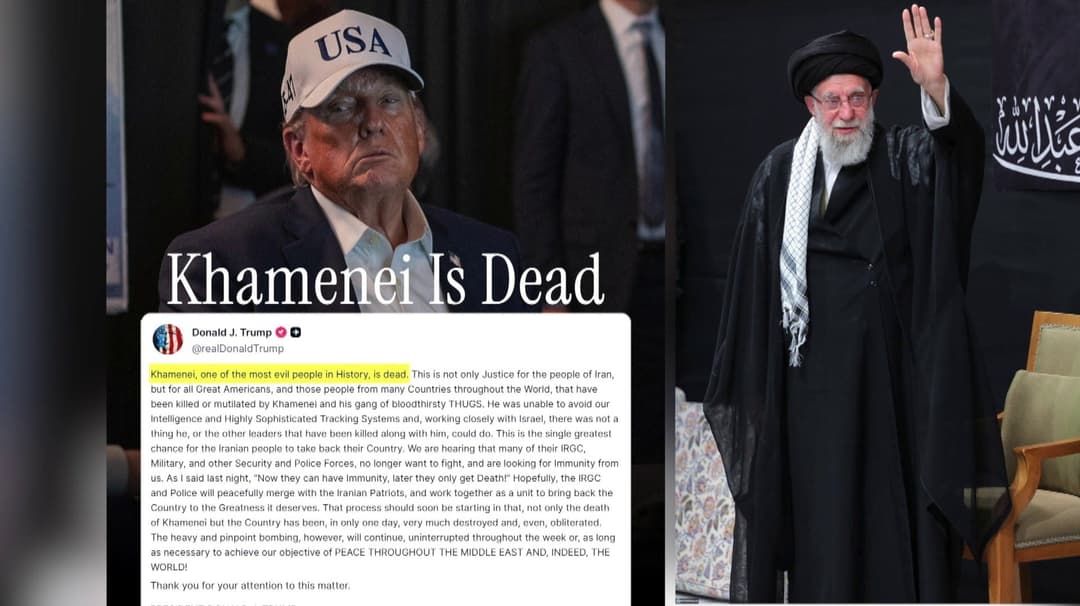 இஸ்ரேல் நடத்திய தாக்குதலில் காமேனி உயிரிழப்பு... காமேனி உயிரிழப்பு - 40 நாட்கள் துக்கம் அனுசரிப்பு - ஈரான்