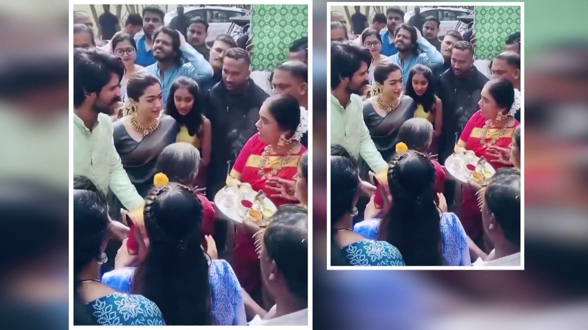 சொந்த ஊருக்குச் சென்ற தேவரகொண்டா-ராஷ்மிகா ஜோடி