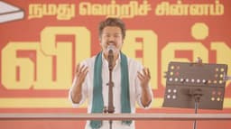 தஞ்சையில் பச்சைத் துண்டுடன் விஜய் உரை