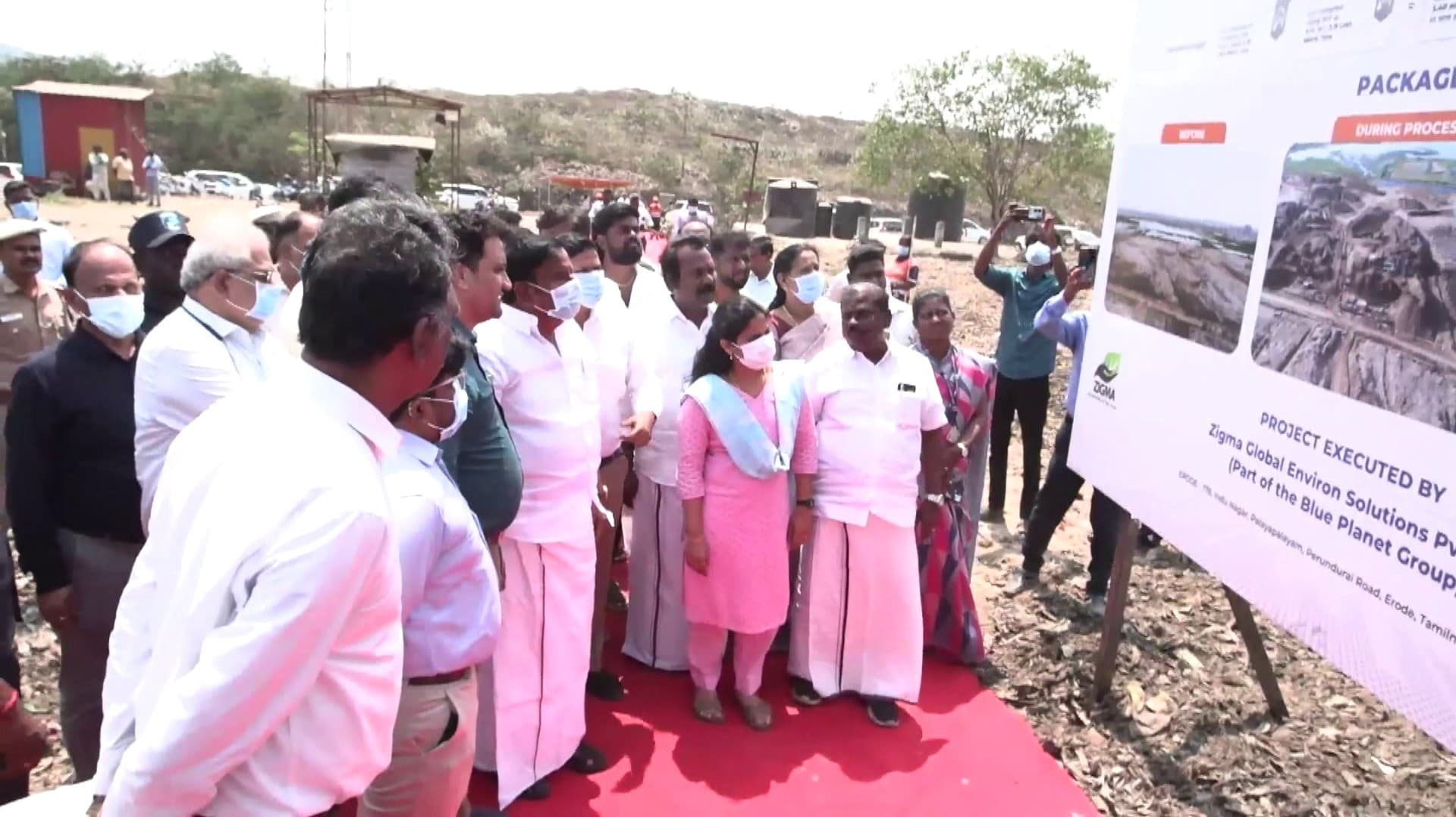 பெருங்குடியில் 5.50 லட்சம் மெ.டன் குப்பைகளை அகற்றும் பணி