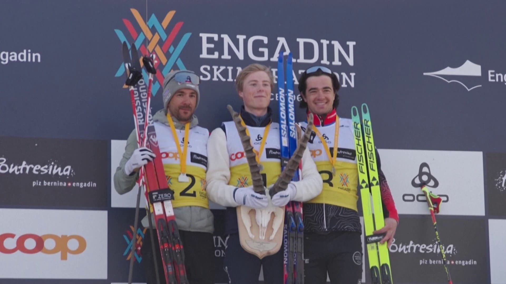 பனிச்சறுக்கு போட்டியில் நார்வே வீரர் ஐனார் வெற்றி