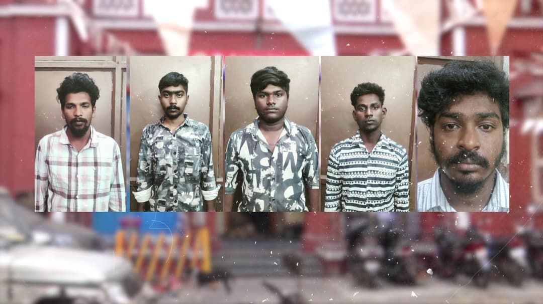 ஹவாலா பணத்தைப் பறிக்கத் திட்டம் 6 பேர் கொண்ட கும்பல் சிக்கியது நள்ளிரவில் நடந்த நாடகம்