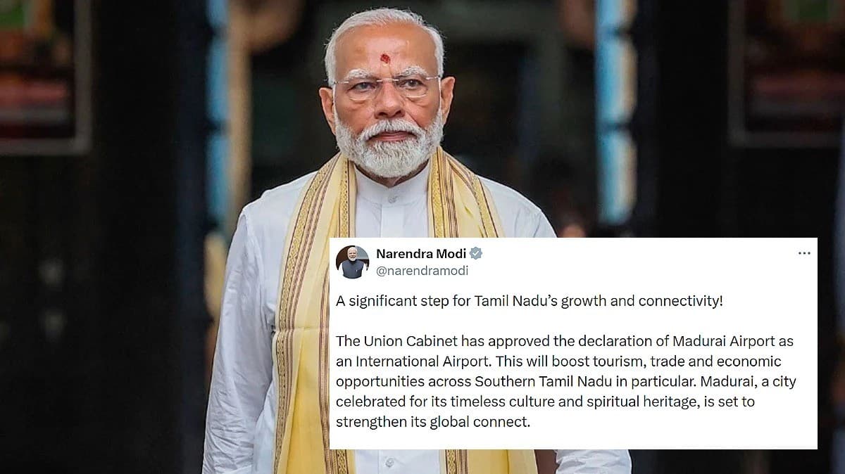 மதுரை விமான நிலையத்தை சர்வதேச விமான நிலையமாக மேம்படுத்த ஒப்புதல்.!