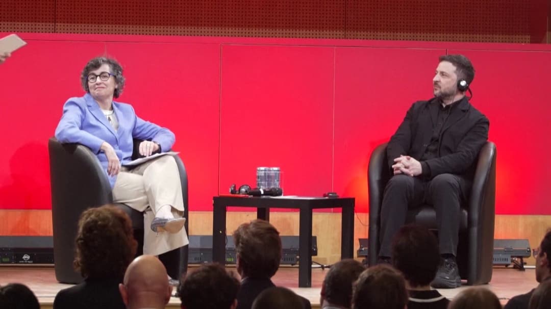 பாரிஸ் பல்கலை கழக நிகழ்ச்சியில் உக்ரைன் அதிபர் பங்கேற்பு