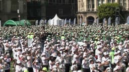 ஒரே நேரத்தில் அதிகமானோர் கால்பந்து பயிற்சி பெற்று கின்னஸ் சாதனை