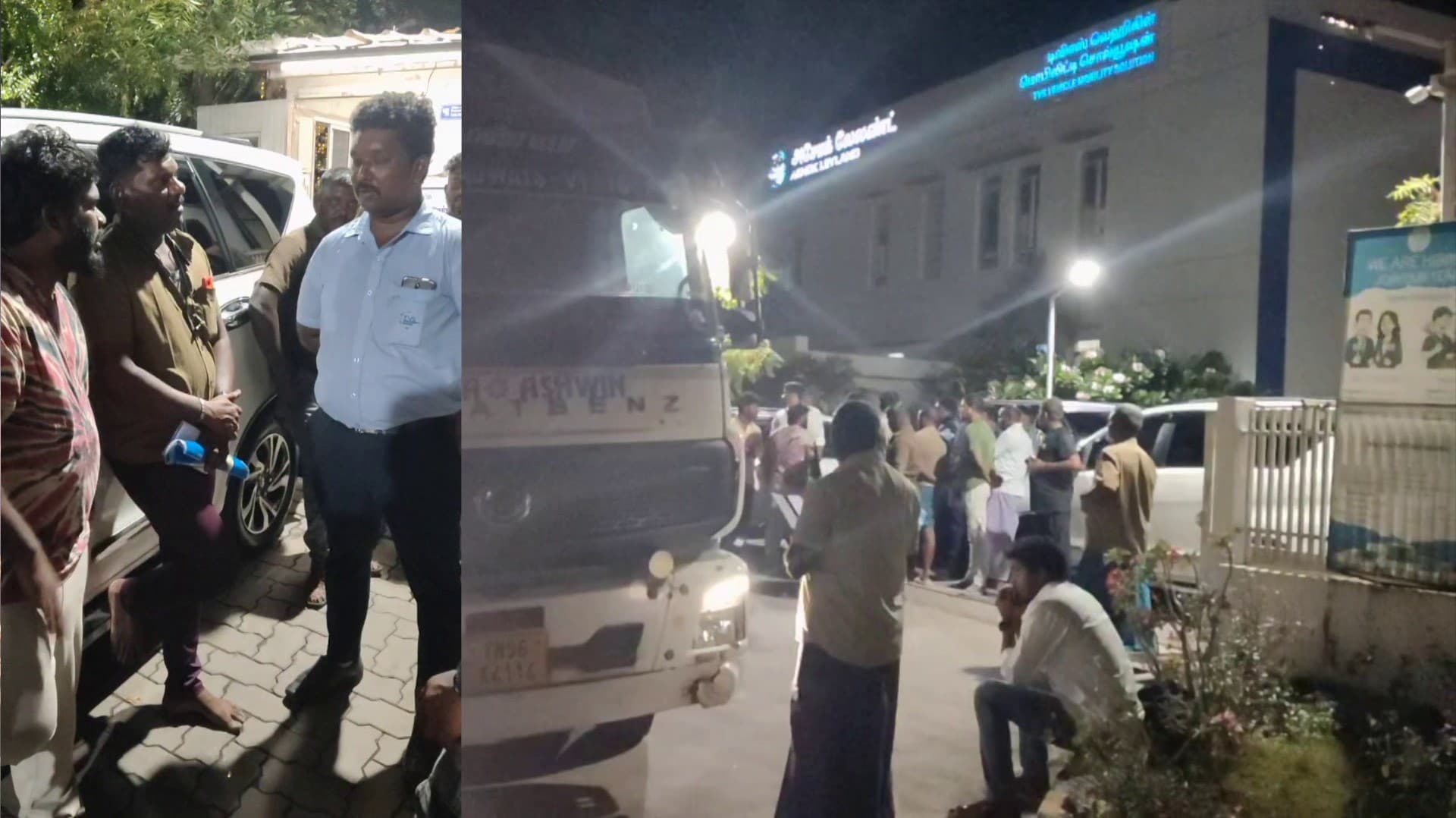 அஷோக் லேலண்ட் நிறுவனத்தில் சர்வீசுக்காக விட்ட லாரிகளை குறித்த நேரத்தில் தராமல் அலைக்கழிப்பதாக உரிமையாளர்கள் குற்றம்சாட்டு